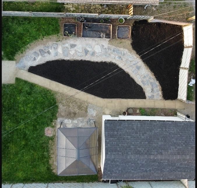 Gallery photos for Flagstone Patio and Garden Bed Overhaul One Month Later: Image #4