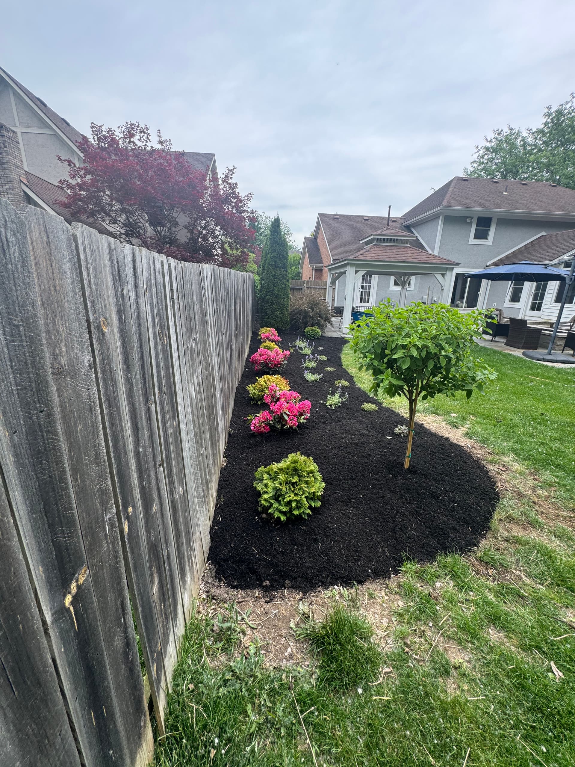 Gallery photos for Garden Bed Makeover in Worthington Ohio That Actually Pops: Image #3