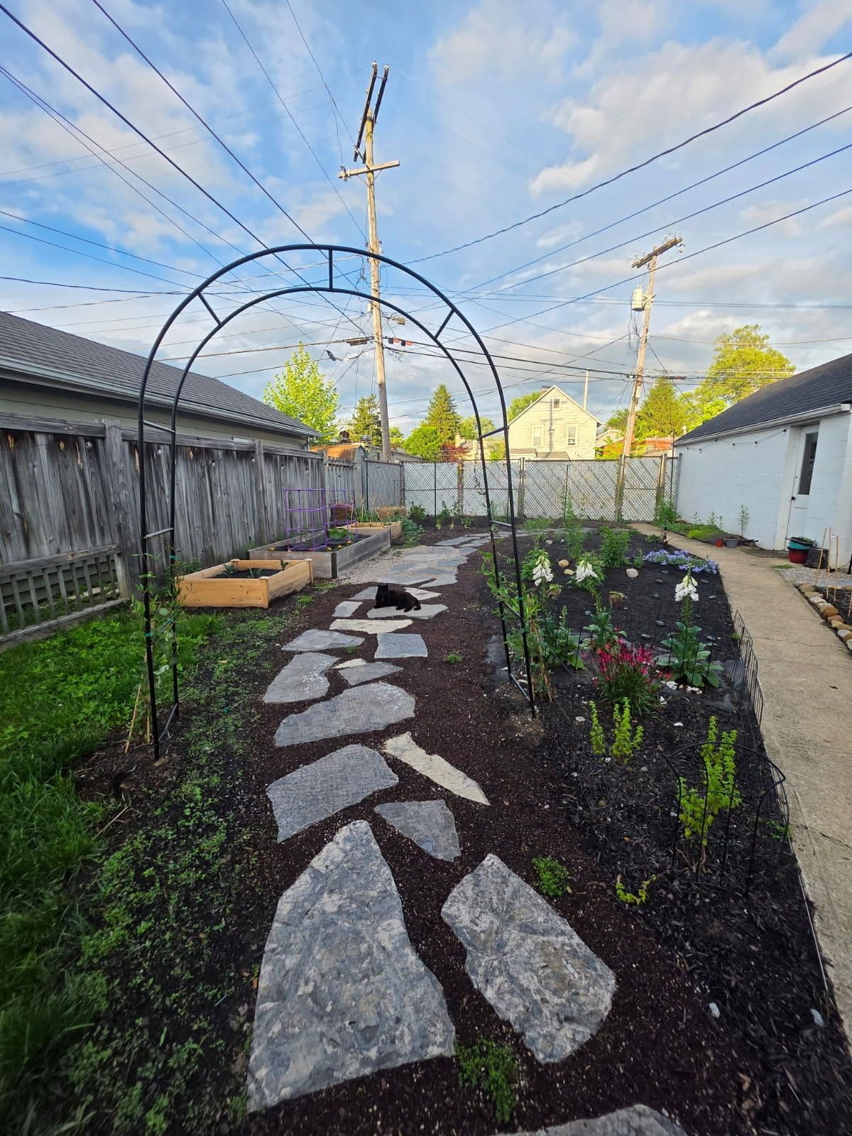 Gallery photos for Flagstone Patio and Garden Bed Overhaul One Month Later: Image #2