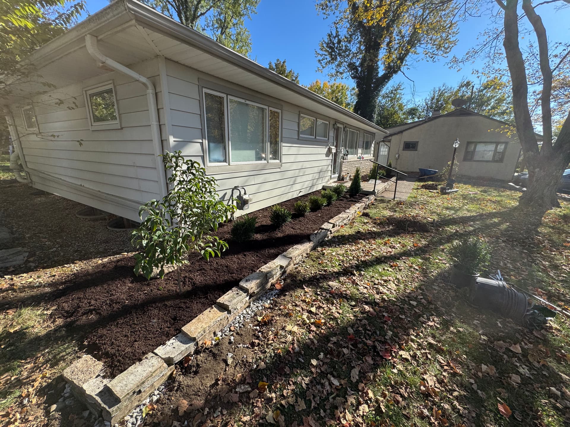 Complete Front Yard Makeover in Worthington, Ohio