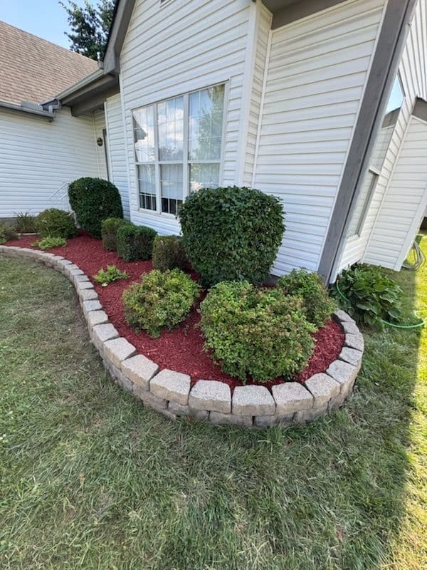 Vibrant Garden Bed Transformation in Worthington