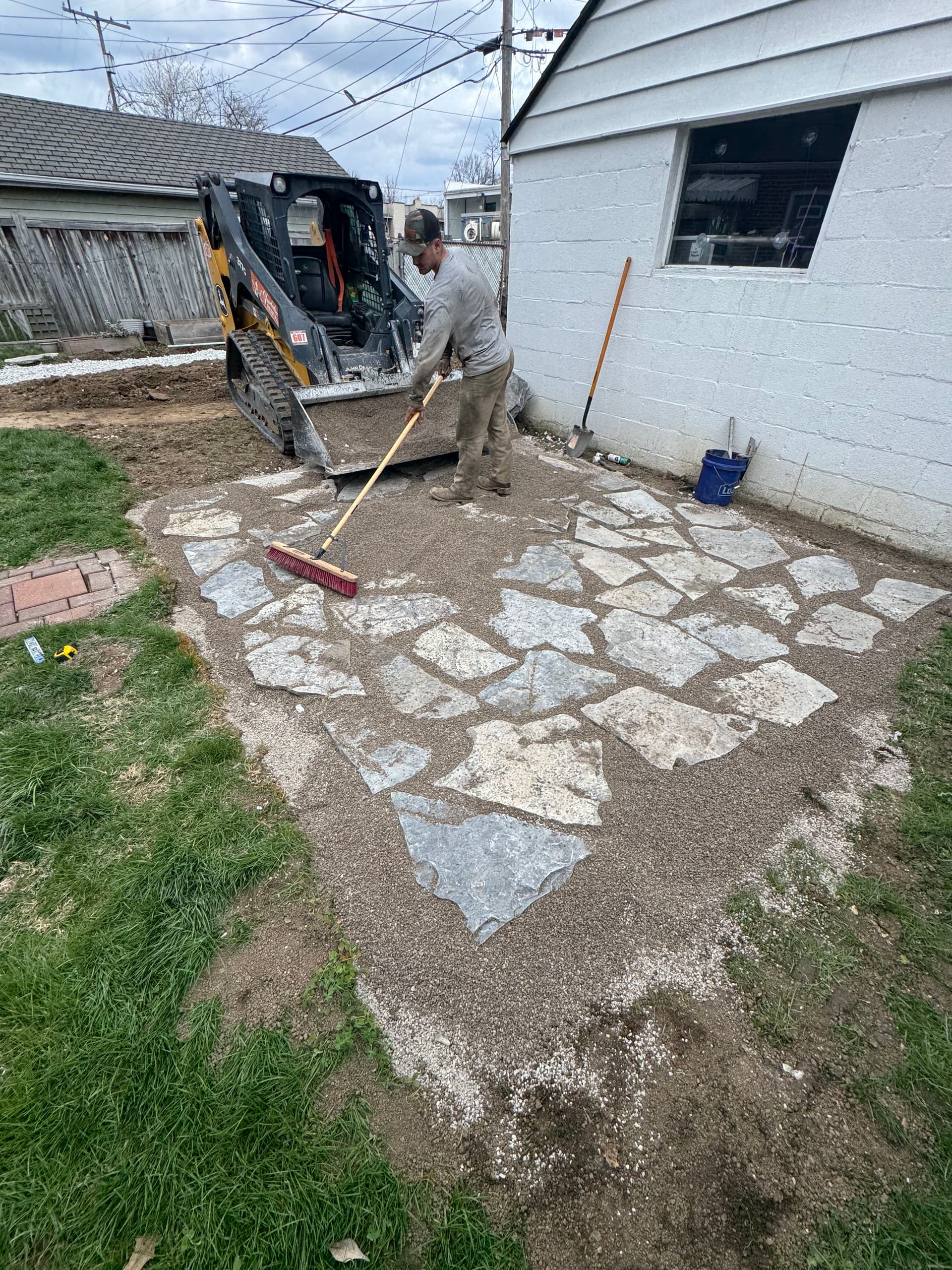 Gallery photos for Flagstone Path and Covered Patio Nearly Complete: Image #3