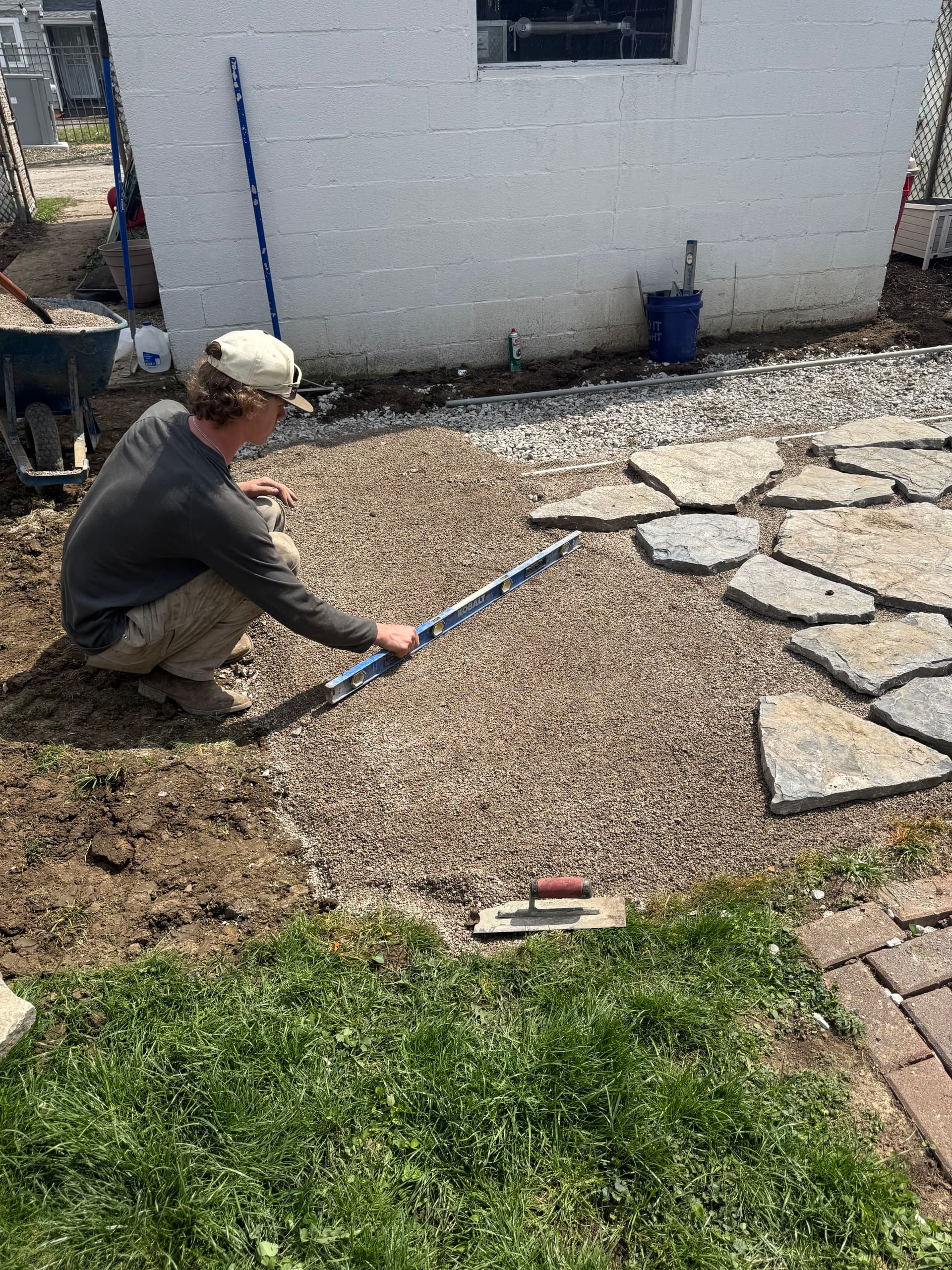 Gallery photos for Flagstone Path and Covered Patio Nearly Complete: Image #2