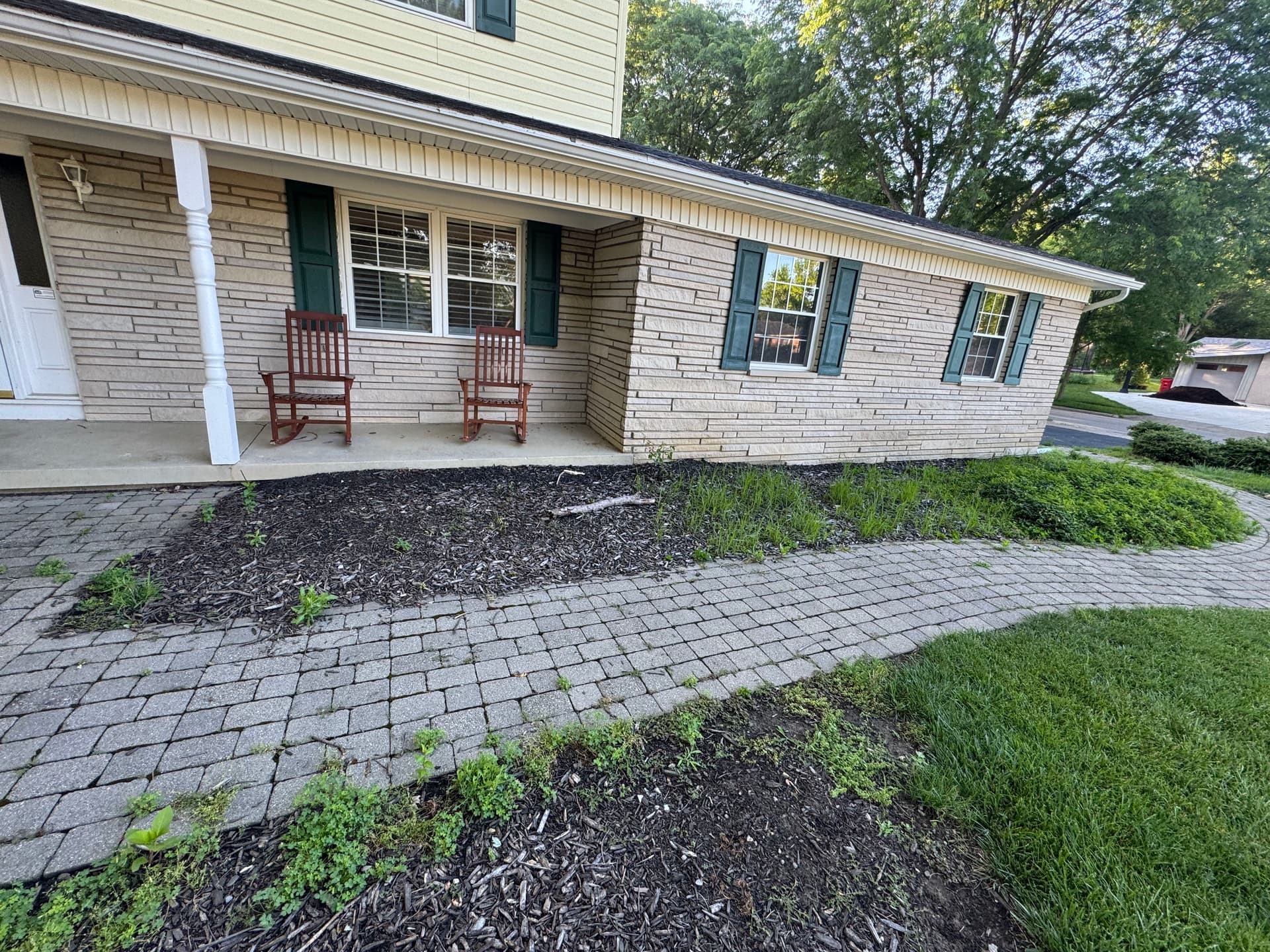 Blank Slate Front Yard Gets a Clean Low-Maintenance Makeover image